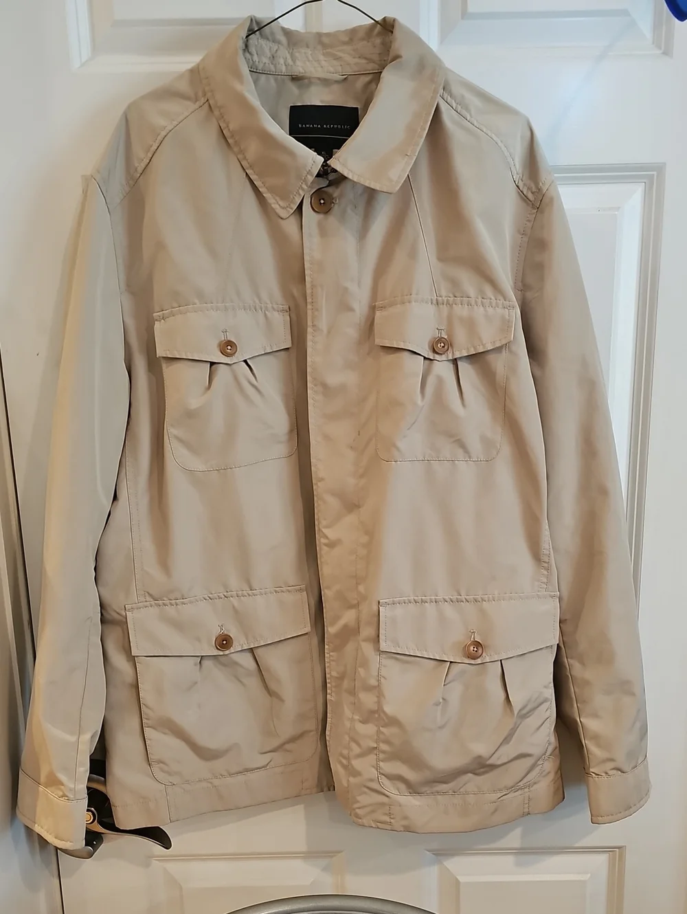 Banana Republic Beige Men's Field Jacket XL